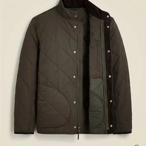 J. Crew Mens Sussex Quilted Jacket with PrimaLoft